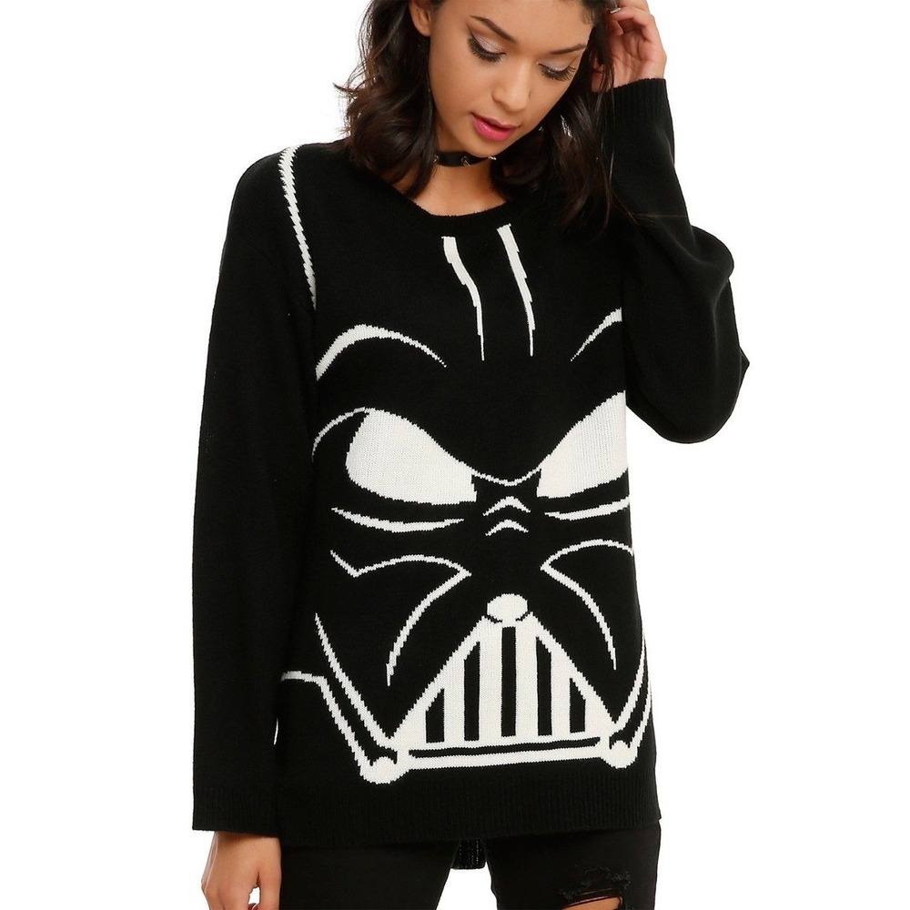 Star Wars Darth Vader Her‎ Universe Black Sweater - Women's Size Large